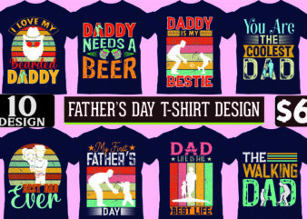 Father’s Day T shirt design bundle , World’s Best Dad Ever Shirt, Best Dad Gift, Vintage Dad T-Shirt, Father’s Day Gift, Dad Shirt, Father’s Day Shirt, Gift For Dad,Black Father