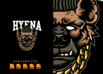 Hyena T shirt Design
