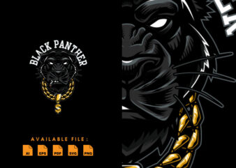 Black Panther T shirt Design