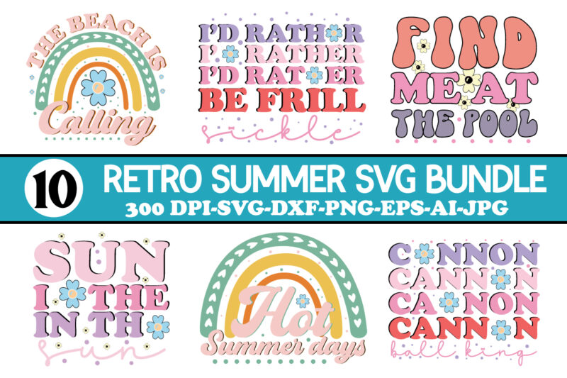 Retro Summer Svg Bundle, Summer SVG Mega Bundle, Beach SVG, Summer Quotes SVG, Summer svg, Shirt svg design, Digital File, Instant download,Summer SVG Bundle, Summer Svg, Beach Svg, Summertime Svg,