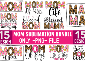 Mother's day sublimation design bundle
