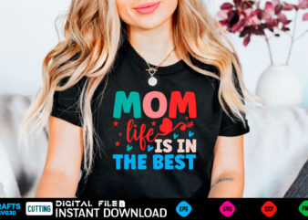 mom life is in the best mom, funny, bumper, pink freud the dark side of your mom, mothers day, meme, psychology, freud, pink freud, cat, comic sans, weird, gen z, t shirt designs for sale