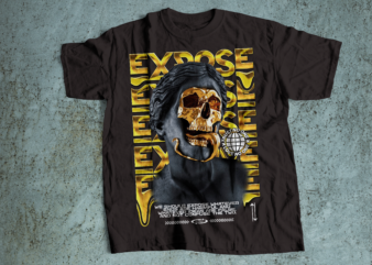 EXPOSE tshirt design t-shirt design bundle, urban streetstyle, pop culture, urban clothing, t-shirt print design, shirt design, streetwear t shirt design