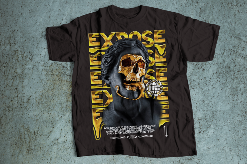 EXPOSE tshirt design t-shirt design bundle, urban streetstyle, pop culture, urban clothing, t-shirt print design, shirt design, streetwear t shirt design