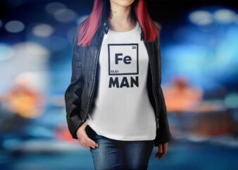 Feman | Periodic Concept t shirt design for sale