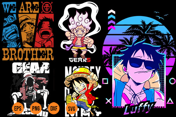 One Piece Brothers Svg, One Piece Svg, Anime Svg, One Piece - Inspire Uplift