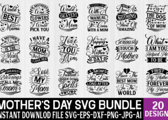 Mother's day svg bundle