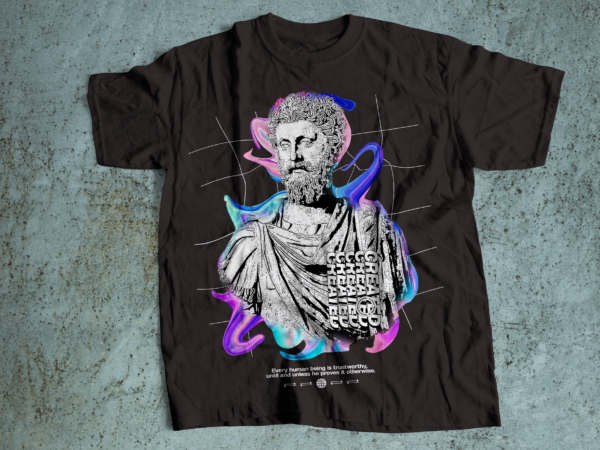 greek GOD streetwear tshirt design T-Shirt Design Bundle, Urban ...