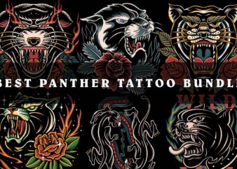 Best panther tattoo bundle for t-shirt