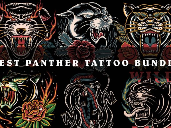 Best panther tattoo bundle for t-shirt