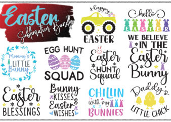 11 Easter Sublimation Bundle