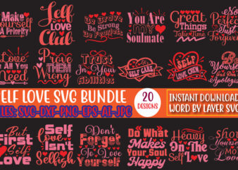 Self Love Svg Bundle