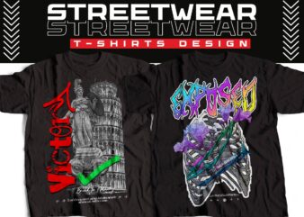 SIX trendy and viral streetwear created in 2023 tshirt design , BEST DEAL BUNDLE T-Shirt Design Bundle, Urban Streetstyle, Pop Culture, Urban Clothing, T-Shirt Print Design, Shirt Design, Retro Design