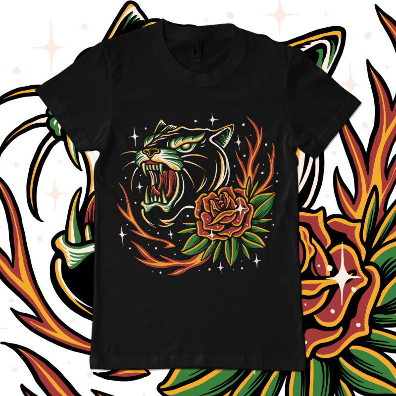 Best panther tattoo bundle for t-shirt