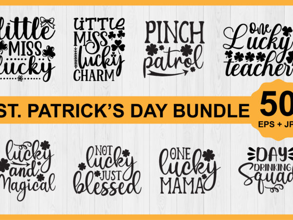 St.patrick’s day shirt bundle print template, lucky charms, irish, everyone has a little luck typography design shirt print template, typography design for shirt, mugs, iron, glass, stickers, hoodies, pillows, phone