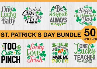 St.Patrick’s Day Shirt Bundle Print Template, Lucky Charms, Irish, everyone has a little luck Typography Design Shirt Print Template, Typography Design For Shirt, Mugs, Iron, Glass, Stickers, Hoodies, Pillows, Phone