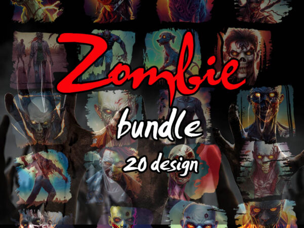 Zombie bundle png, halloween, scary, horror, dog, chihuahua instant download t shirt graphic design