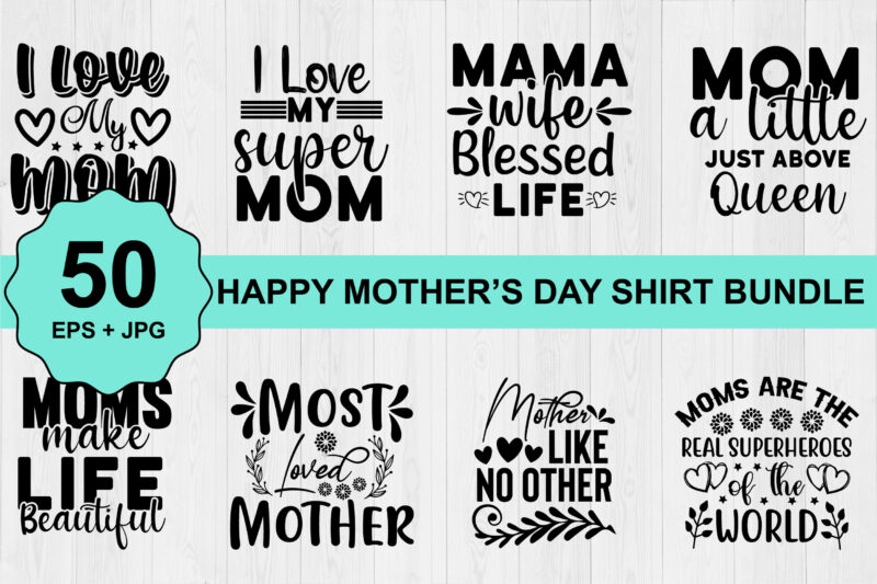 happy Mothers day shirt bundle print template, typography design for mom mommy mama daughter grandma girl women aunt mom life child best mom adorable shirt
