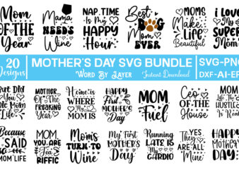 Mother’s Day Svg Bundle Mothers Day SVG Bundle, mom life svg, Mother’s Day, mama svg, Mommy and Me svg, mum svg, Silhouette, Cut Files for Cricut,Mothers Day Svg|Mom Svg|Mama Svg|Mommy