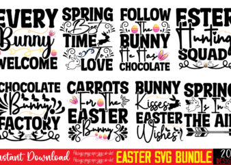 Easter SVG Bundle,Easter svg bundle,bunny ears svg, bunny easter svg bunny face set easter, bunny face svg bunny ,feet bunny rabbit feet bunny ,svg bunny unicorn svg, cameo scan n