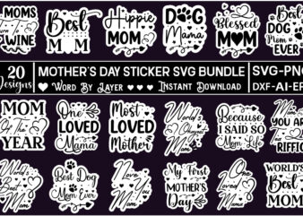 Mother’s Day Sticker SVG Bundle Mother’s Day Stickers PNG Bundle,Boho Mom Bundle Stickers Svg Png, Mama Svg Bundle, Mom Inspirational Quotes, Digital Stickers svg, Tote Bag svg, Mother Day Svg,