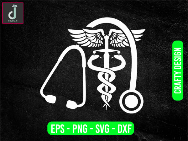 Stethoscope dr rn svg design, doctor svg bundle design, cut files