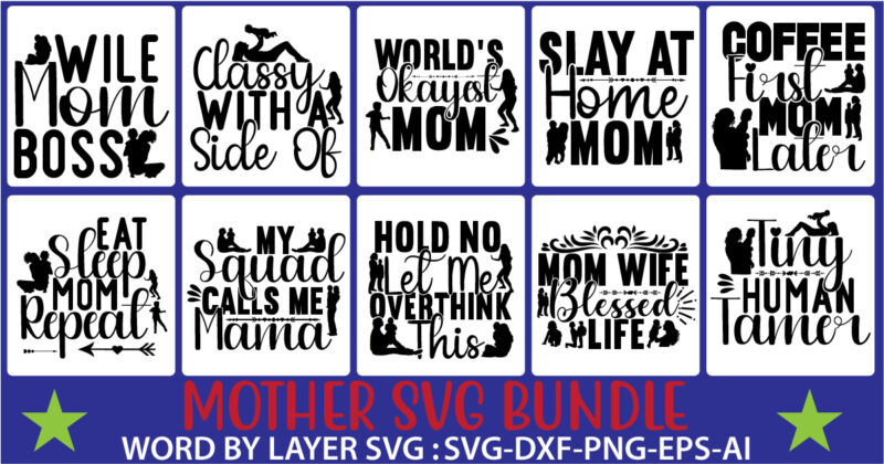 Mother svg bundle