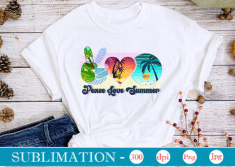 Peace Love Summer Sublimation,Summer Sublimation bundle, Hello Summer, Beach Life png, Vibes Peace, png Designs, Summer PNG, Sublimation File, Beach Bundle, Love Summer,Summer Sublimation bundle, Hello Summer, Beach Life png,