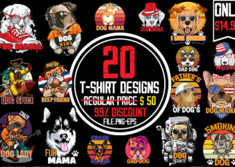 Dog T-shirt Bundle,20 Designs,On sell Design,dog t shirt design,’90, 0-3, 00, 007, 01, 04, 1, 100%, 101, 11, 120, 160, 1950s, 1957, 1960s, 1971, 1978, 1980s, 1987, 1996, 1st, 2,