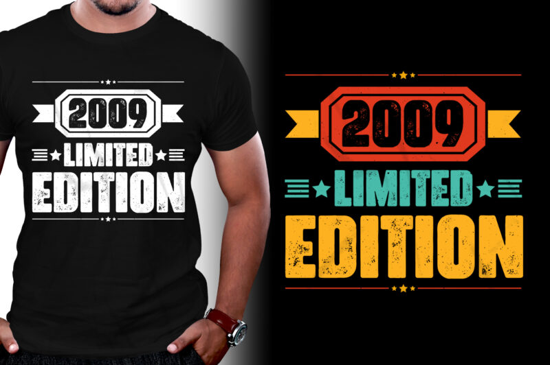 2009 Limited Edition Birthday T-Shirt Design