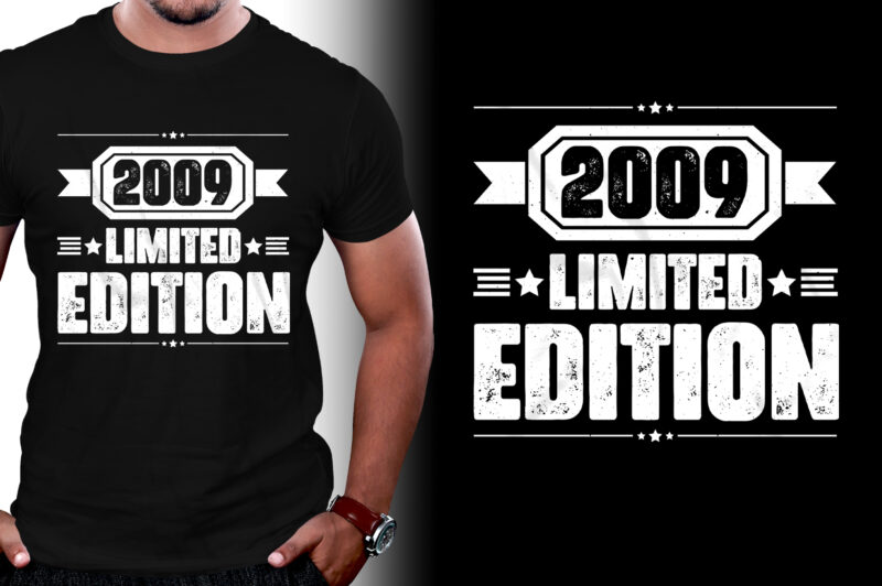 2009 Limited Edition Birthday T-Shirt Design