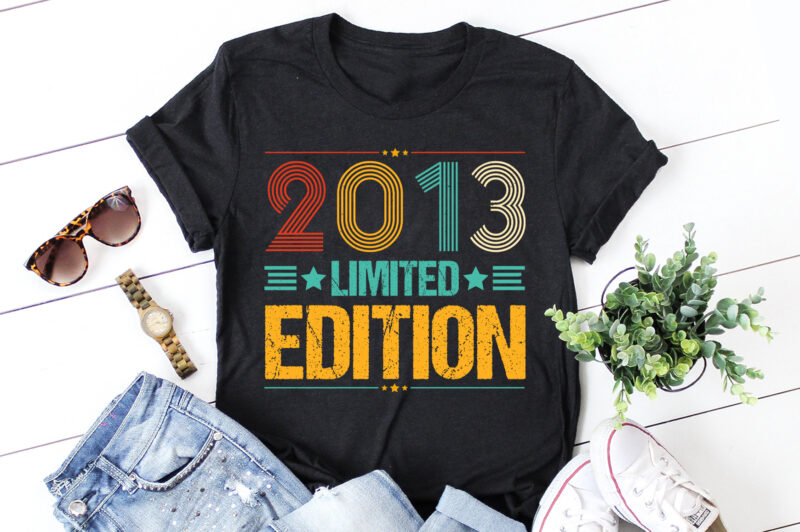 2013 Limited Edition Birthday T-Shirt Design