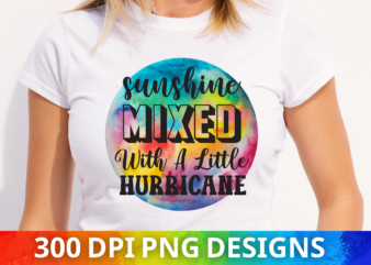 sunshine mixed with a little hurricane sublimation design
