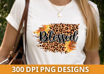 Blessed,sunflower png design