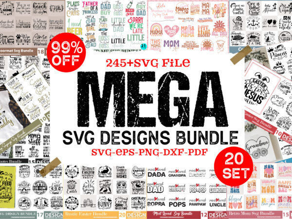 Big svg bundle t shirt template