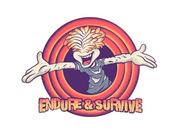 Zombietoon t shirt graphic design