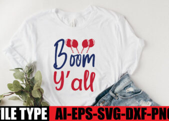 Boom Y’all t shirt template