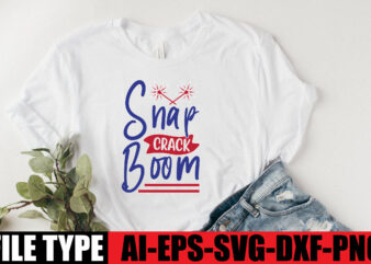 Snap Crack Boom t shirt template vector