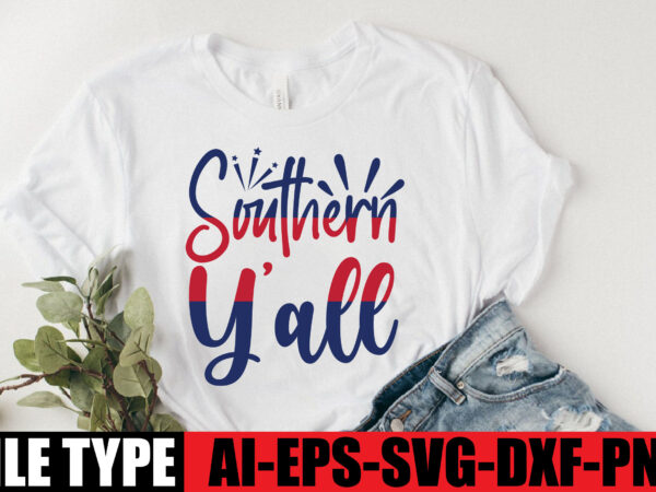 Southern y all t shirt template vector