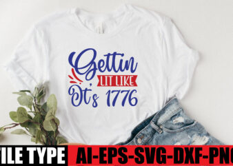 Gettin Lit Like It s 1776 t shirt design template