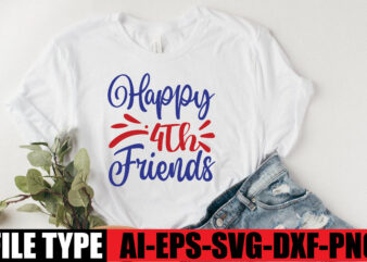 Happy 4Th Friends graphic t shirt