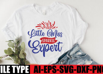 Little Miss Sparkle Expert t shirt vector graphic