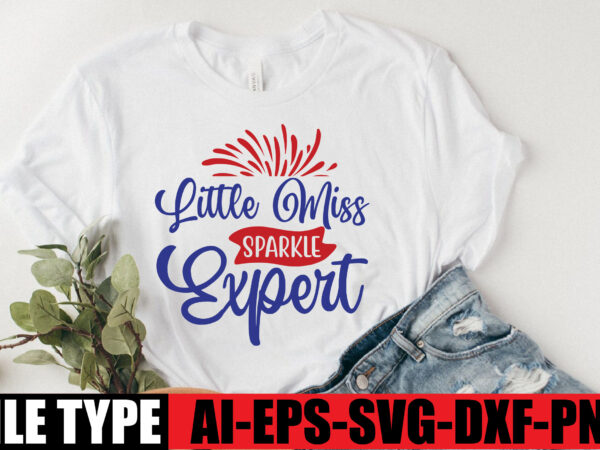 Little miss sparkle expert t shirt vector graphic