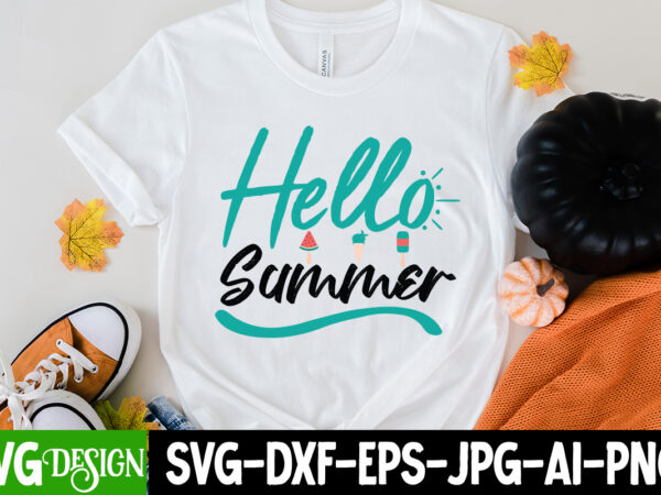 Hello summer t-shirt design, hello summer svg cut file, summer svg design,summer svg cut file, summer vibess svg , beach svg design,summer svg bundle,beach svg bundle, beach svg quotes,summer svg