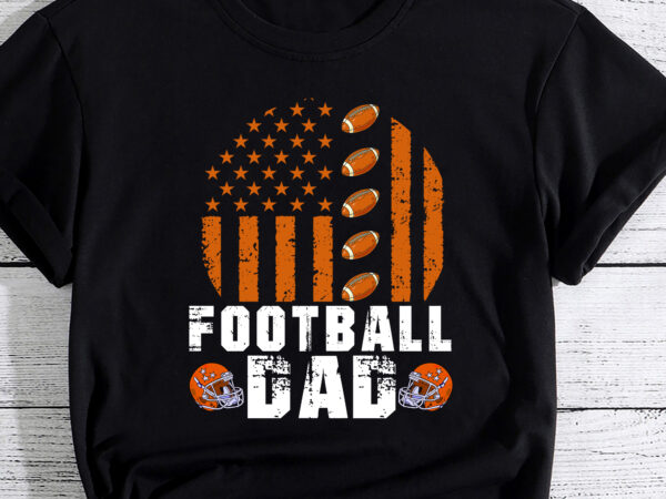American flag football basketball dad gift ball father_s day t-shirt pc 1