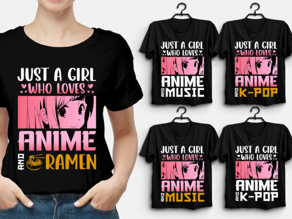 Anime t-shirt design