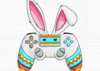 Happy Easter Day Bunny Egg Game Png, Bunny Gamer Png, Easter Day Png, Rabbit Game Png