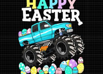 Happy Easter Monster Truck Easter Eggs Png, Happy Easter Monster Png, Bunny Truck Png, Easter Day Png
