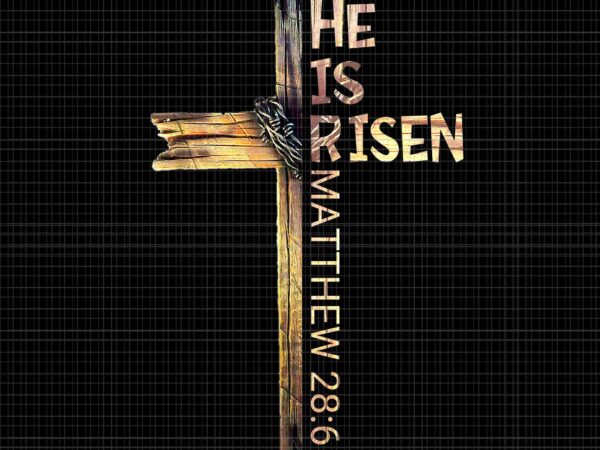 Easter christian he is risen sun resurrection png, christian he is risen png, he is risen matthew 28:6 png vector clipart