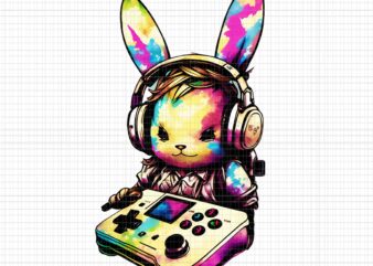 Easter Day Boys Gamer Png, Video Game Controller Bunny, Bunny Gamer Png, Easter Game Png, Bunny 2023 Png, Easter Day Png